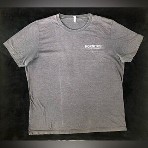 Hornitos T Shirt Men's XL Gray Puro Agave Tequila Graphic Short Sleeve Soft